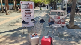 La parada va tenir lloc al carrer i va cridar l'atenció de la ciutadania