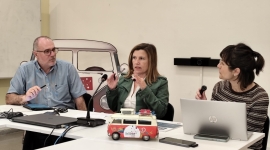 Lourdes Muñoz, directora d'Iniciativa Barcelona Open Data i relatora de la parada