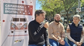 Jordi Calvo va compartir la seva experiència com a operador de videotrucada a l'Ajuntament